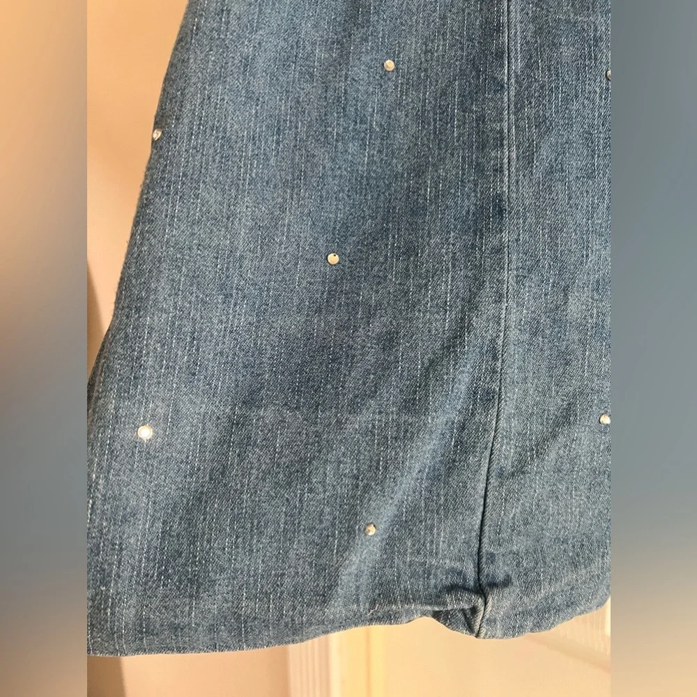 The Quacker Factory Denim Rhinestone Jacket - Picture 11 of 15